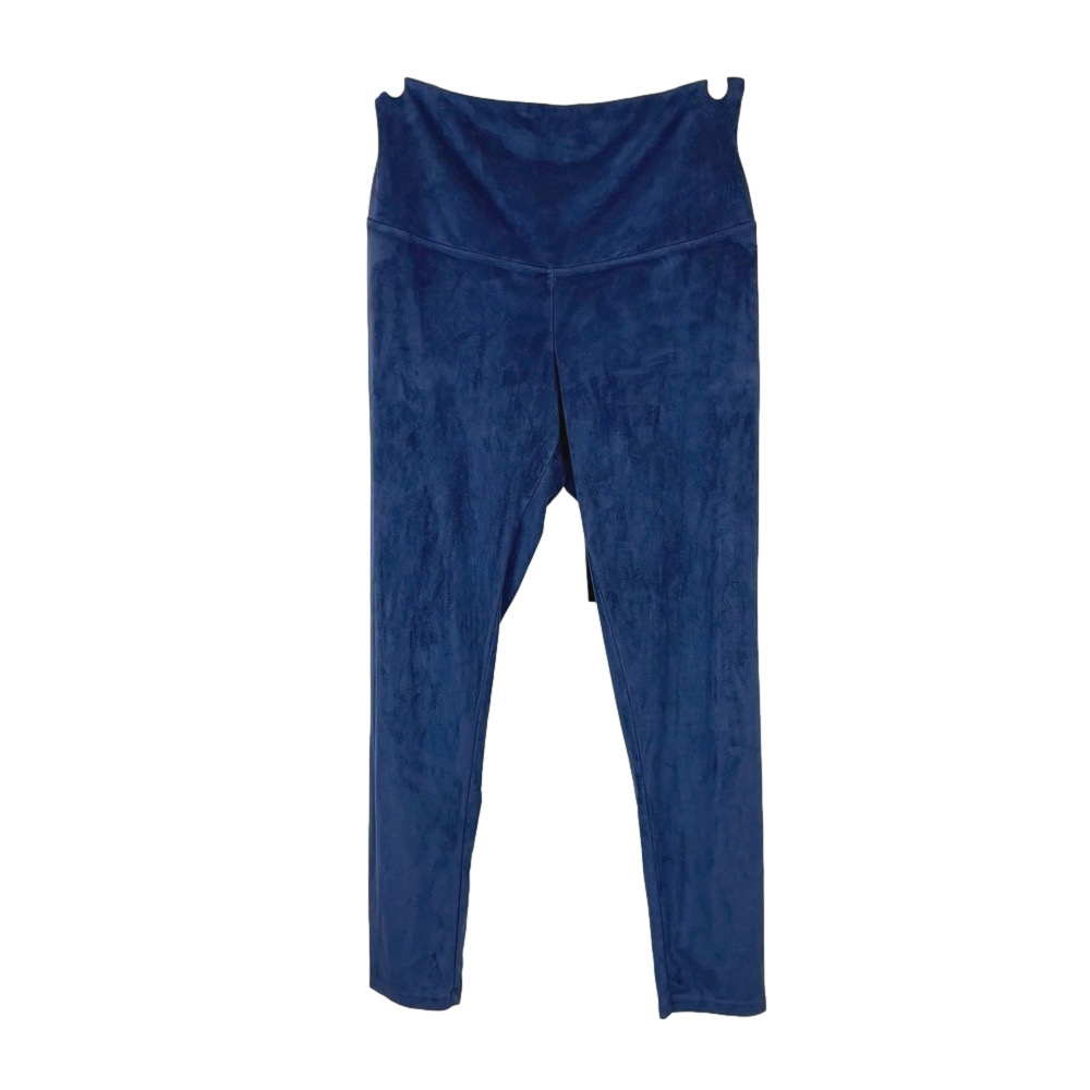 Yummie navy faux-suede leggings